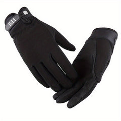 Thin Tactical Fitness Gloves Non Slip Breathable Long Finger