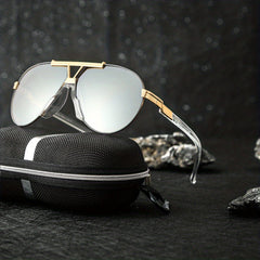 Men's Anti Light Dustproof Sunglasses Casual Steampunk Style
