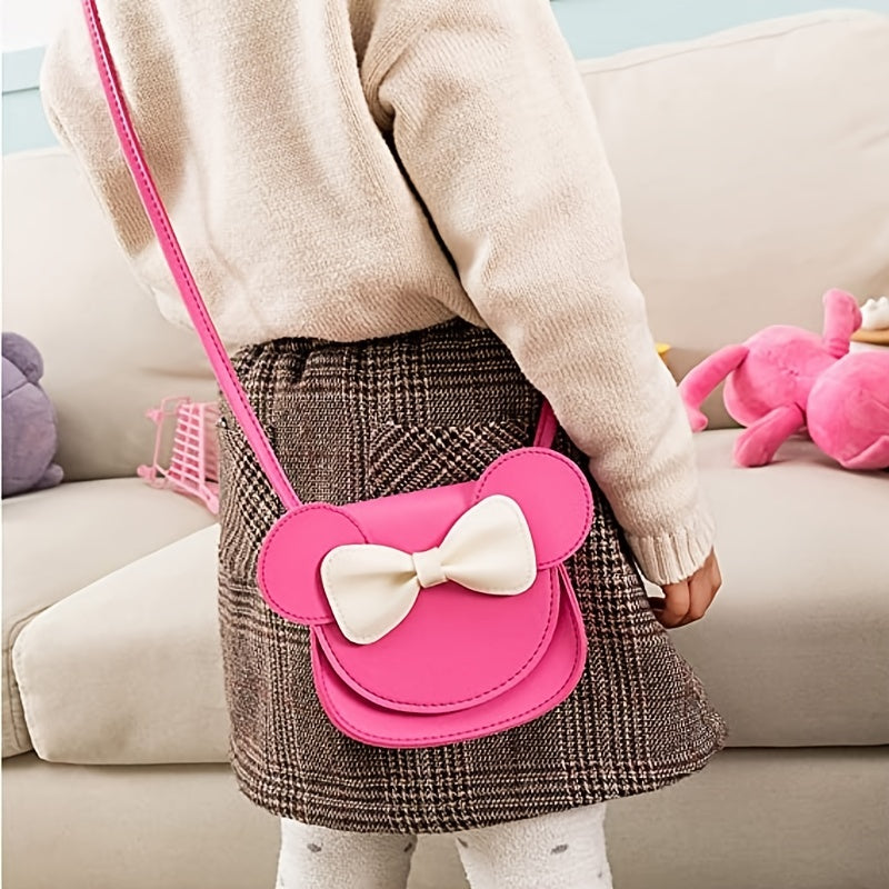 Girls Bow Knot Crossbody Bag Coin Purse Kids Accessories
