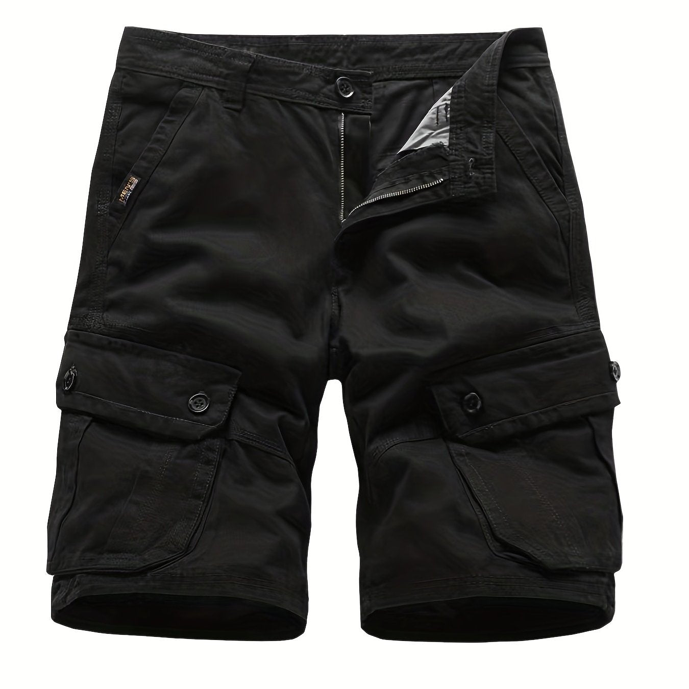 Men's Casual Cotton Cargo Shorts for Summer Outdoor