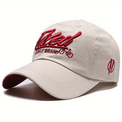 Men's Embroidered Hip Hop Sun Block Baseball Cap