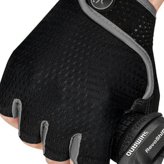 Moreok Gel Biker Gloves Comfortable Durable Cycling Gloves Gray