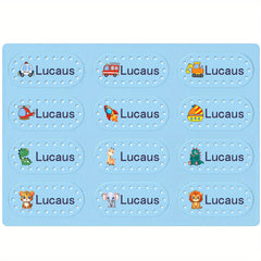 Custom Name Stickers for Kids School Clothes and Bags