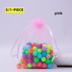 Transparent Drawstring Storage Bag Travel Jewelry Packing Bag