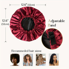 Satin Bonnet Silk Bonnet Sleep Cap For Women Extra Large