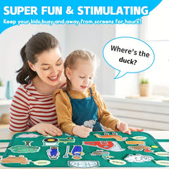 Farm Animal Storyboard Set for Kids - Flannel Toy for Early Learning