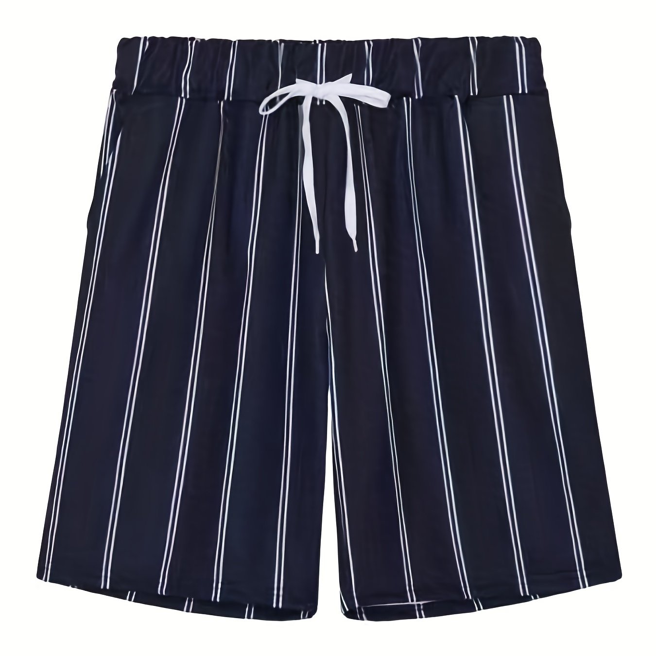 Men's Striped Cycling Shorts for Fitness Gym Outdoor Adventures