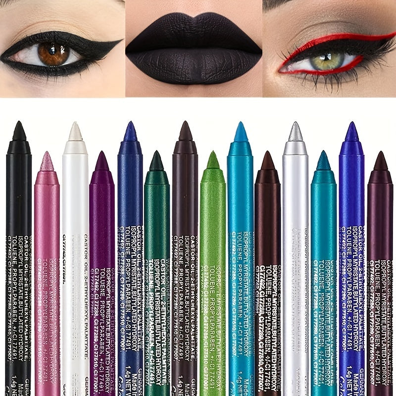 Eyeliner Lip Liner Two In One Long Lasting Profesional Makeup