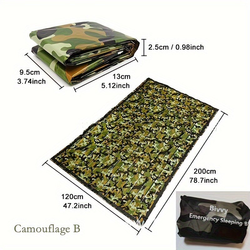 Waterproof Emergency Sleeping Bag Survival Blanket Lightweight Thermal