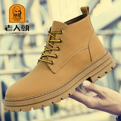 Men's Winter Outdoor Hiking Boots - Non Slip Work Shoes