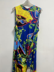 Dress Women's Plus Floral Print Layered Tank Dress