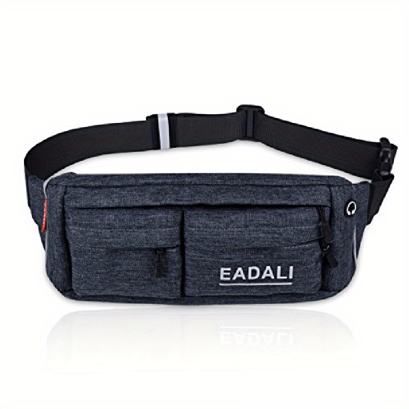 Waterproof Sports Waist Bag for Fitness & Hiking Zipper Adjustable Waist Bag