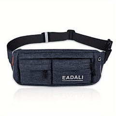 Waterproof Sports Waist Bag for Fitness & Hiking Zipper Adjustable Waist Bag