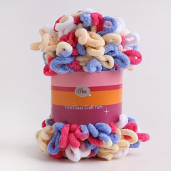 Finger Loops Yarn Soft DIY Knitting Crocheting Blanket Supplies