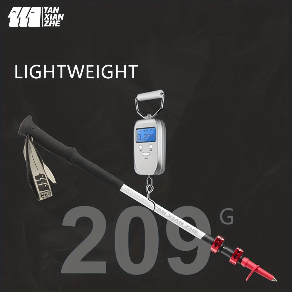 TANXIANZHE Trekking Pole Ultra light Retractable Cane for Outdoor Hiking