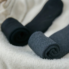 Solid Calf Socks Comfy Knee High Stockings Women's Hosiery
