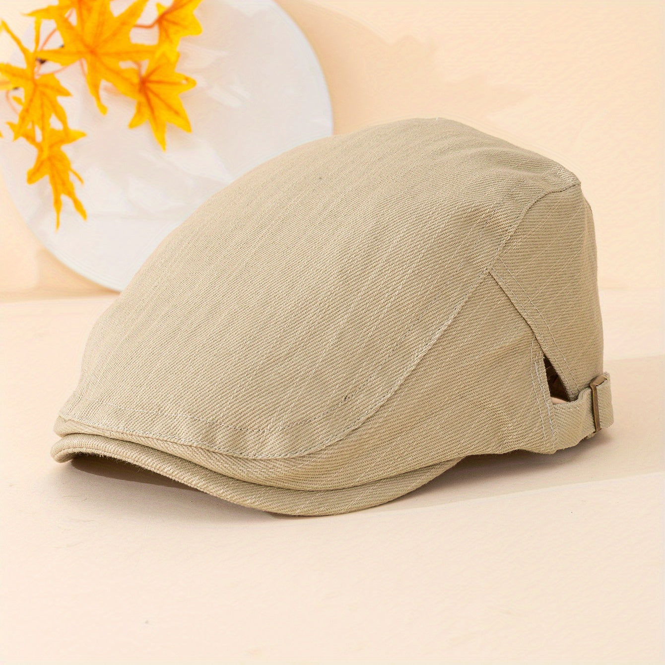 Unisex Adjustable Plain Casual Peaked Cap for Outdoor Sport