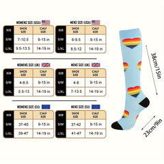 3 Pairs Compression Socks Outdoor Running Stockings