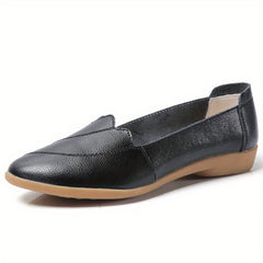 Women's Pointed Toe Slip On Flat Loafers Soft Sole Non Slip Shoes