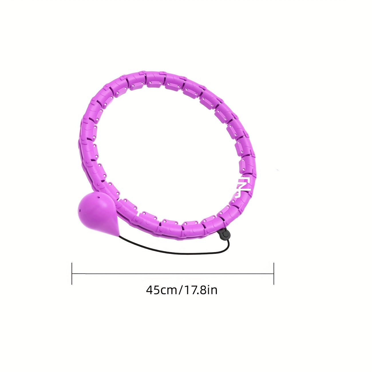 Adjustable 2 in 1 Exercise Hoops with 24 Chain Loops