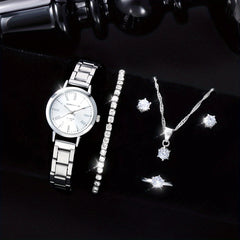 6pcs Beginner Rhinestone Watch Set for Students