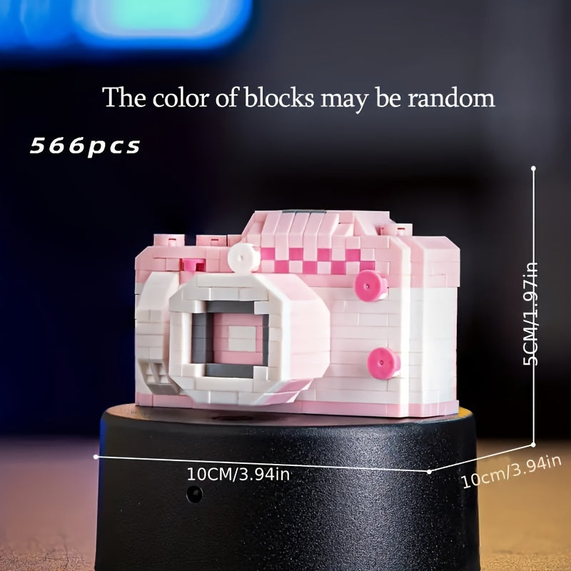 Camera Themed Building Blocks Set Nature Inspired DIY Educational Toy