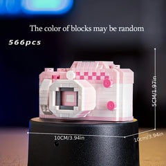 Camera Themed Building Blocks Set Nature Inspired DIY Educational Toy