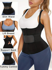 Waist Trainer Tummy Control Zipper Shaping Cami Top