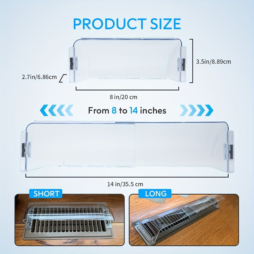 3pcs Magnetic Air Vent Deflector 20-35 Vent Cover Adjustable Fresh Air Syste