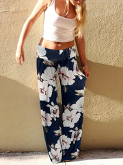 Floral Wide Leg Pants for Spring & Summer