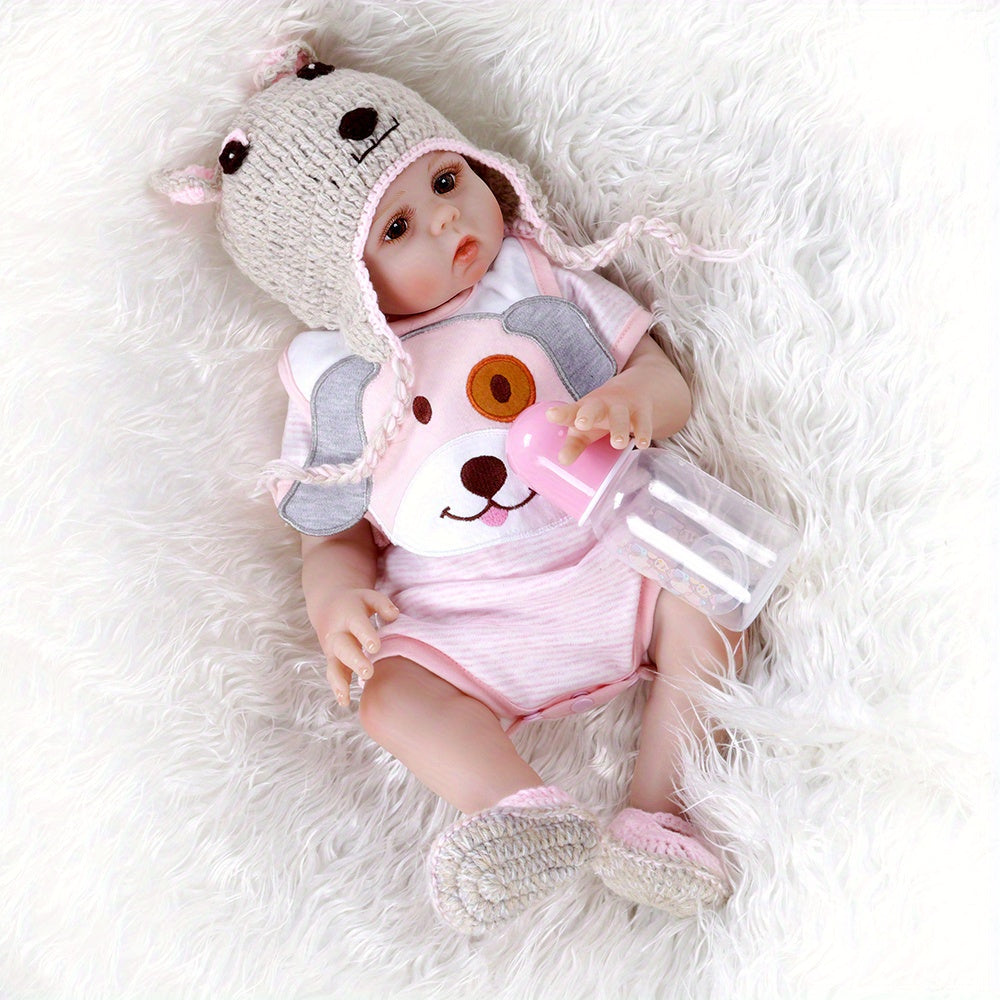 Full Glue Simulation Baby Reborn Doll Boy Girl Bath Toy