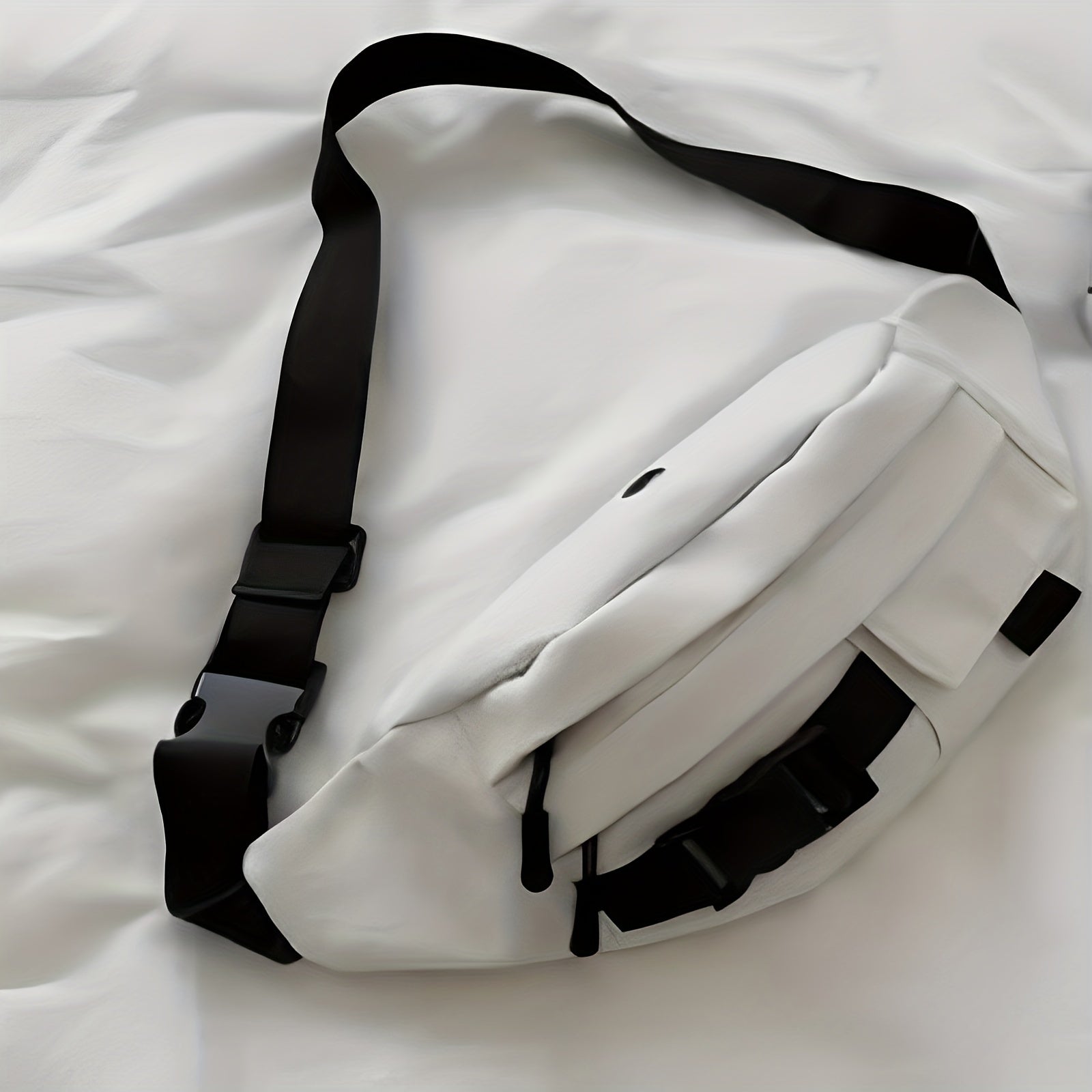 Canvas Crossbody Chest Bag for Outdoor Hiking