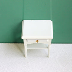 Mini Dollhouse Side Table with Drawer