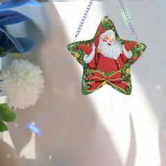 Santa Claus Diamond Painting Pendant Special Shape DIY