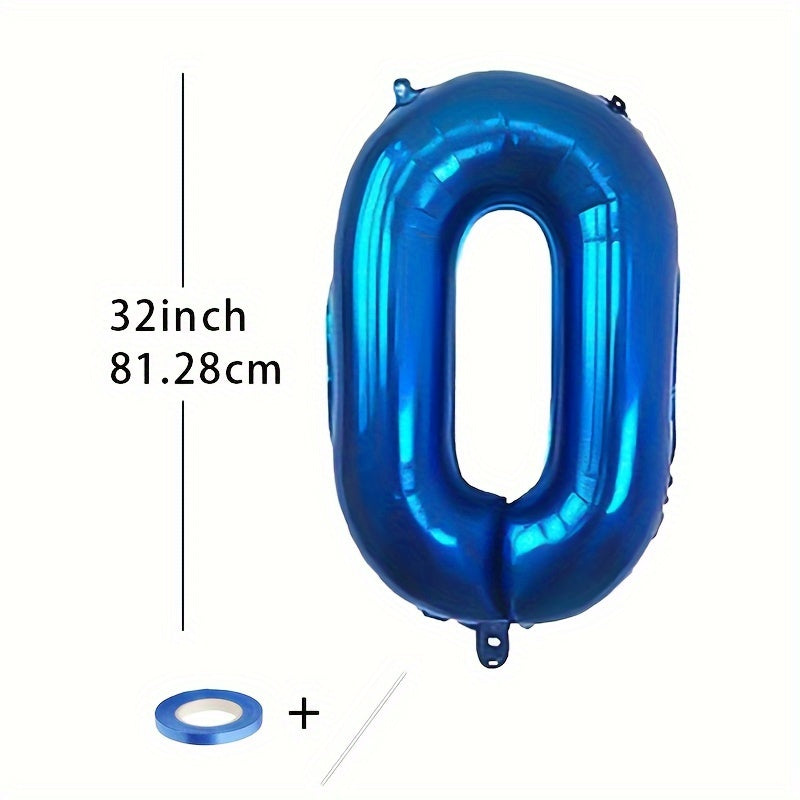 32" Dark Number Balloons for Wedding Proposal Decor
