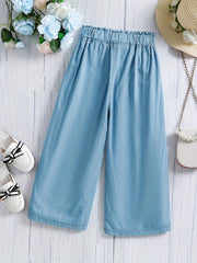 Girls Casual Wide Leg Pants Spring Summer Clothes