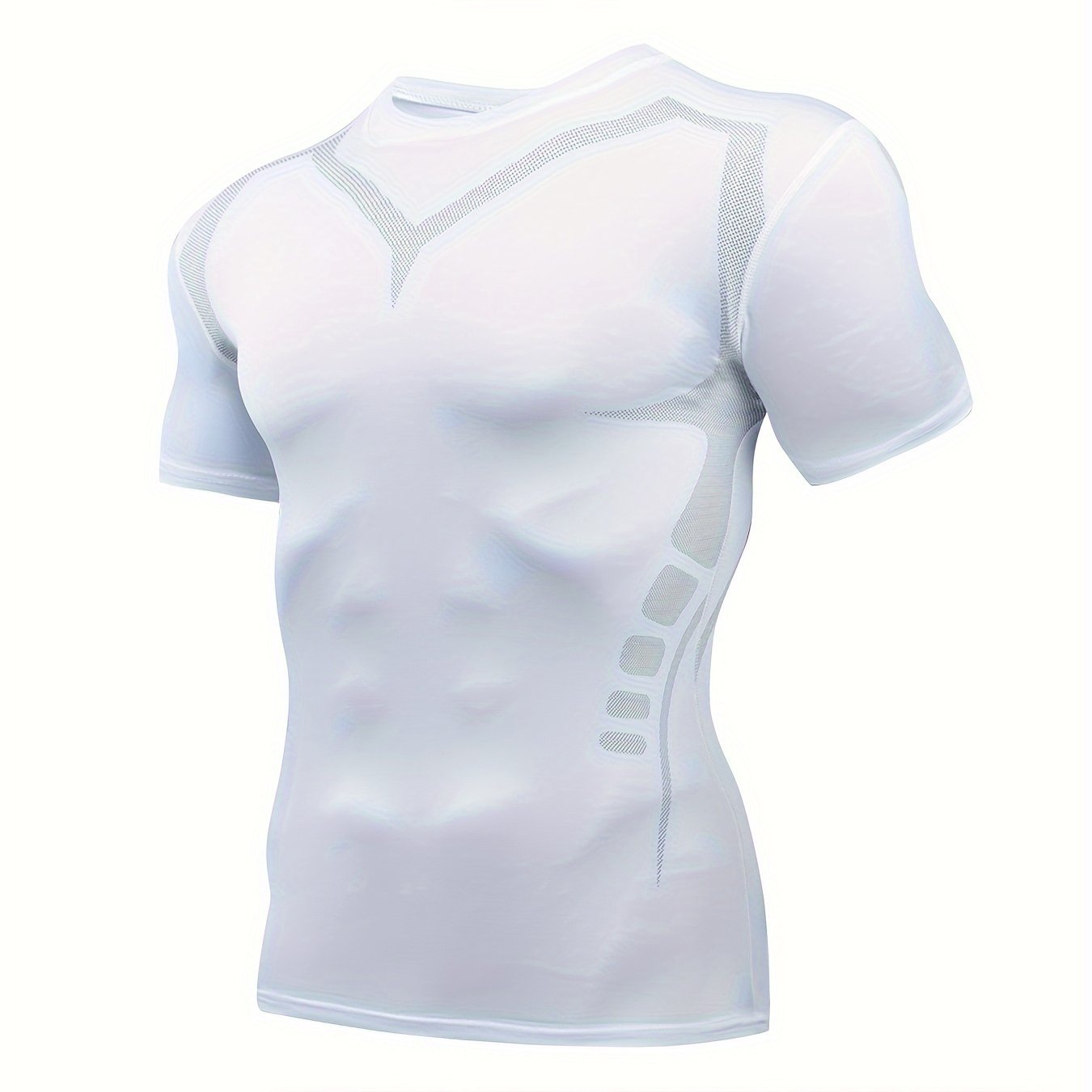 Men's Compression Shirt Short Sleeve Cold Weather Baselayer Undershirt