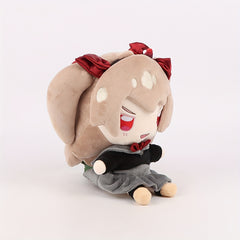 Neuro Sama Plush Toy Anime Girl Stuffed Animal with Red Bow & Dress Soft Plushie