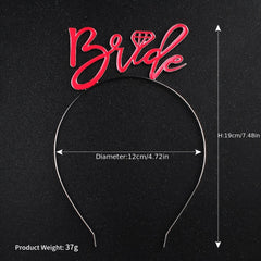 Bride Hairband Headband Princess Tiara Party Favor Decorations