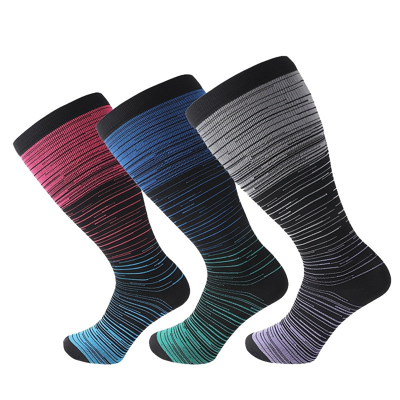 Gradual Compression Socks for Sports and Fitness