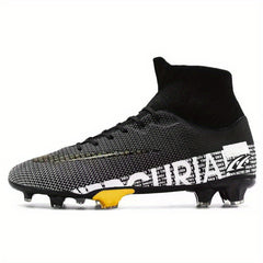 Boy's High Top Non Slip AG Football Cleat - Outdoor Soccer Cleats