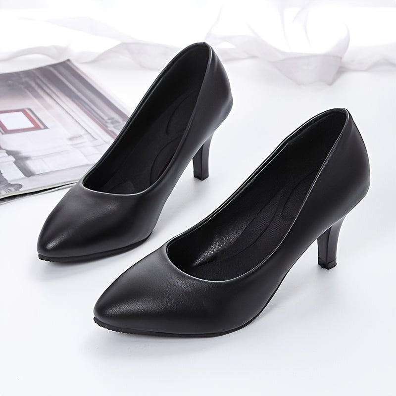 Pointed Toe Stiletto Heel Pumps