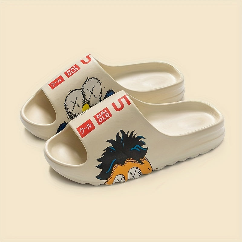 Men's Thick Slip On Slides Casual Slippers - Assorted Colors