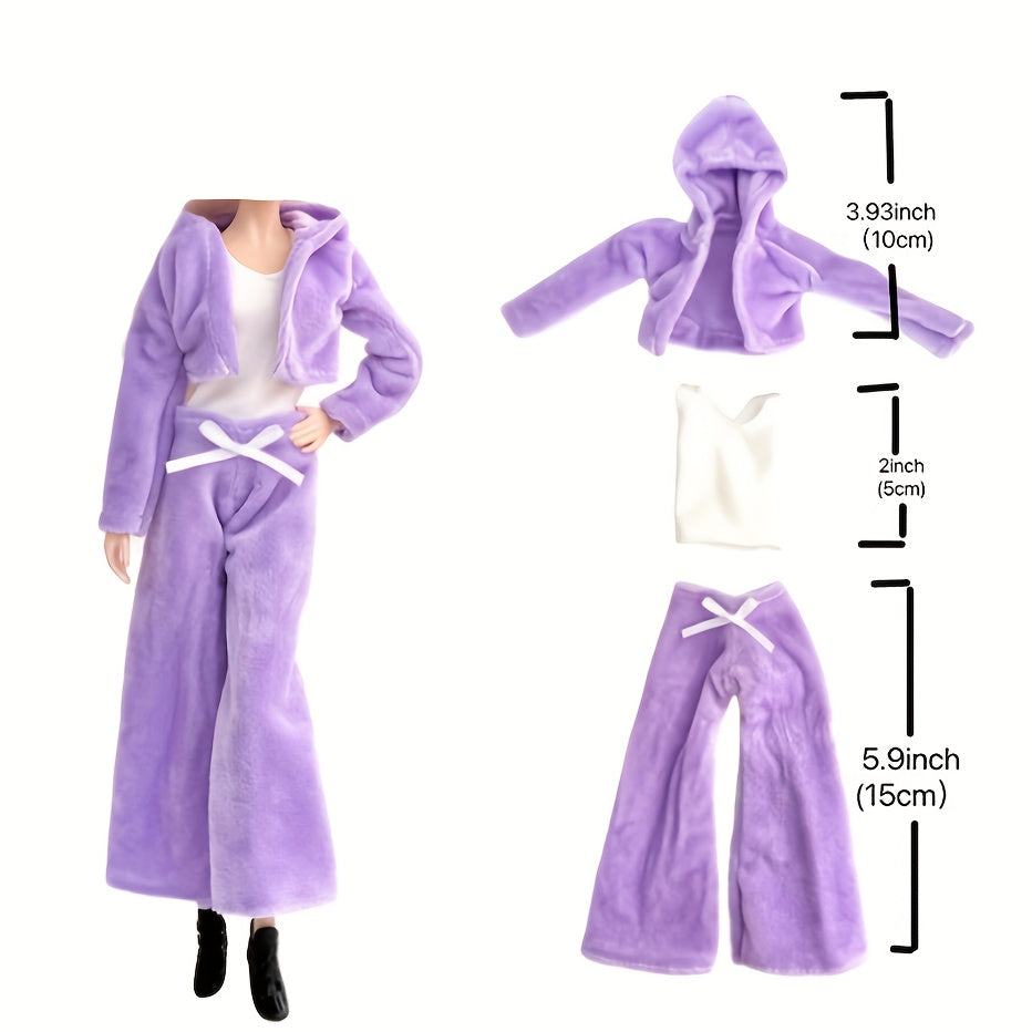Winter Doll Clothing Set with Coat and Hat - Fits 29-97 cm Dolls
