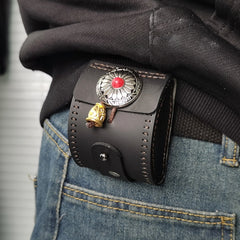 Leather Waist Pack Pellets Ammo Bag Utility Pouch