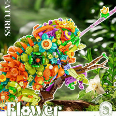 1000 pcs Parrot Model Building Blocks Set DIY Home Decor Art Living Room Toy Set