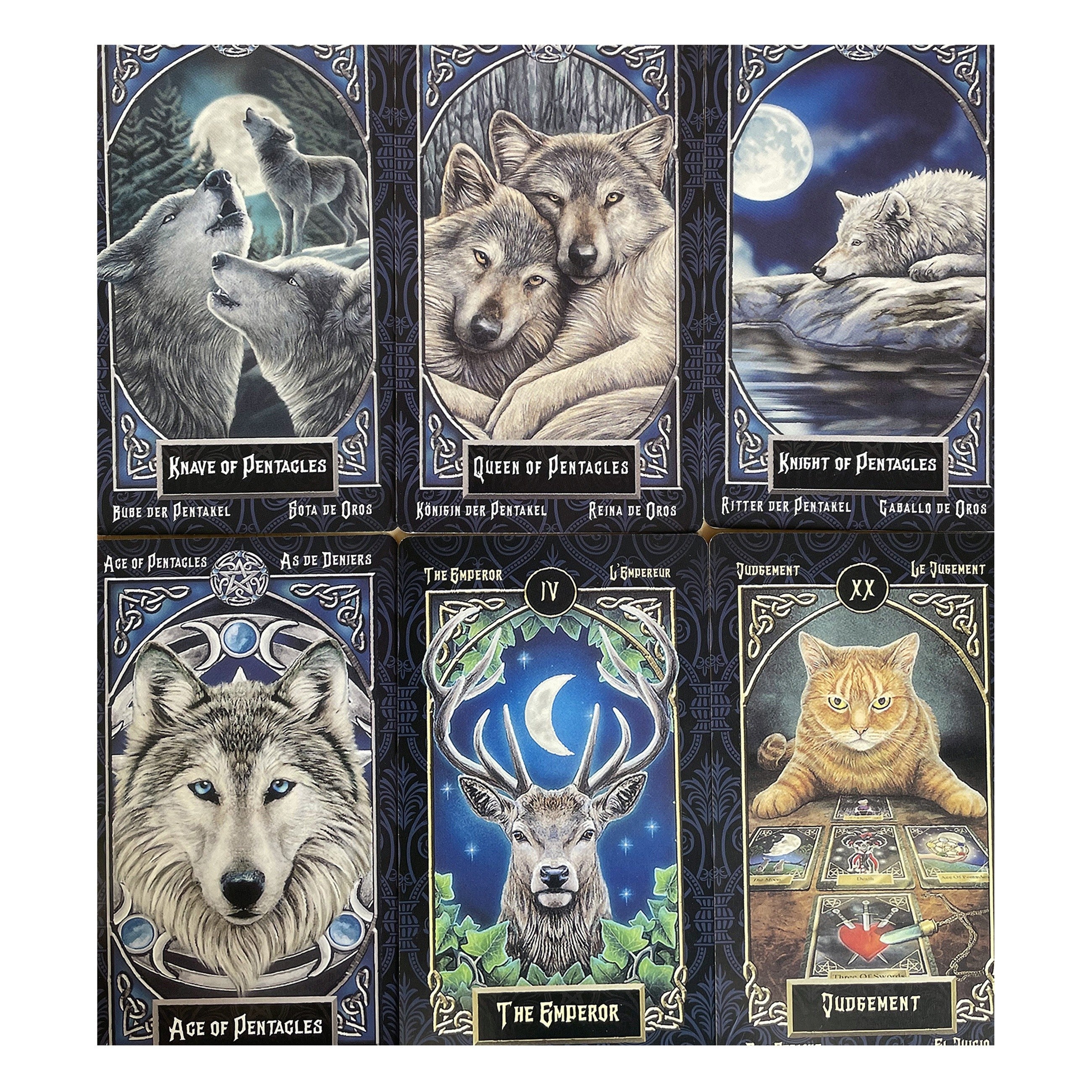 Mini Oracle Card Deck Vintage Tarot Card Fun Camping Game Entertainment