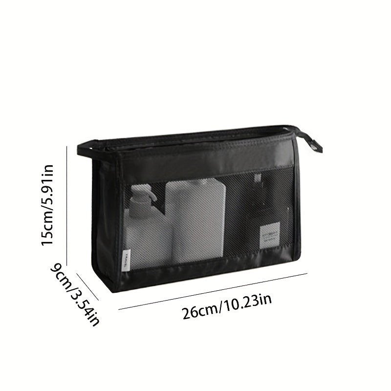 Portable Mesh Toiletry Storage Bag for Travel and Home