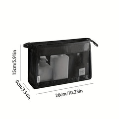 Portable Mesh Toiletry Storage Bag for Travel and Home