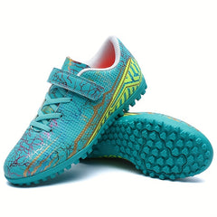 Adult's Turf Football Boots Velcro Outdoor Anti skid TF Soccer Cleats